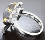 Великолепное серебряное кольцо с лабрадоритом Серебро 925