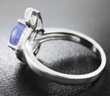 Прелестное серебярное кольцо с танзанитом Серебро 925