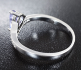 Элегантное серебряное кольцо с танзанитом Серебро 925