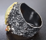 Серебряное кольцо с мексиканскими опалами и цитринами Серебро 925