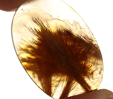 Индонезийский агат с включениями сагенита 19,55 карата 