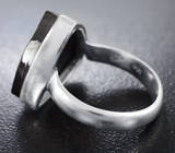 Серебряное кольцо с шунгитом