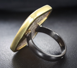 Серебряное кольцо с агатизированным кораллом Серебро 925