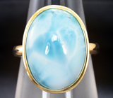 Золотое кольцо с ларимаром 12,81 карата Золото
