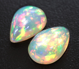 Пара кристаллических эфиопских опалов 4,21 карата 