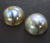 Пара лабрадоритов 12,64 карата 