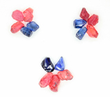 Набор из 15 сапфиров 5,05 карата 