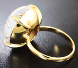 Золотое кольцо с мексиканским jelly опалом 13,45 карата Золото