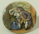 Антикварная керамика! Декоративная горшечная крышка производства фабрики «F&R Pratt» Не указан