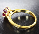 Золотое кольцо с рубином 2,91 карата Золото