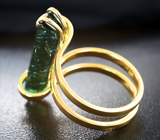 Золотое кольцо с крупным «неоновым» турмалином 7,79 карата Золото