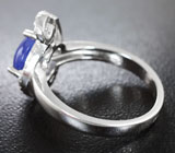 Изящное серебряное кольцо с танзанитом