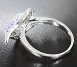 Прелестное серебряное кольцо с лунным камнем Серебро 925