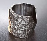 Серебряное кольцо с родолитами и карнелианом Серебро 925