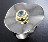 Серебряное кольцо с мистическим кварцем Серебро 925