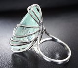 Кольцо с эксклюзивным голубовато-зеленым бериллом и бриллиантами