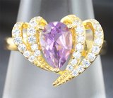 Изысканное серебряное кольцо с аметистом Серебро 925