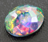 Ограненный черный опал 1,7 карата 