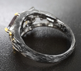 Серебряное кольцо с родолитом