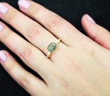 Золотое кольцо с уральским александритом 1,99 карата и бриллиантами Золото