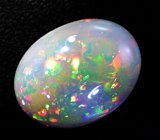 Кольцо с кристаллическим эфиопским опалом