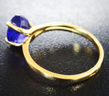 Золотое кольцо с насыщенным танзанитом 2,37 карата Золото