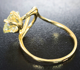 Золотое кольцо с муассанитом 1,95 карата Золото