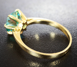 Золотое кольцо с муассанитом 2,41 карата Золото