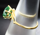 Золотое кольцо с уральским изумрудом без облагораживания 2,82 карата Золото
