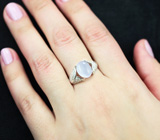 Прелестное серебряное кольцо с халцедоном Серебро 925