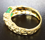Кольцо с изумрудом Золото