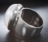 Серебряное кольцо с розовым кварцем 28+ карат и аметистом Серебро 925