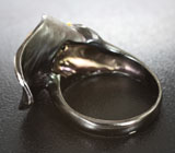 Серебряное кольцо с ограненными эфиопским опалом и гранатами Серебро 925