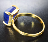 Золотое кольцо с танзанитом авторской огранки 4,72 карата Золото