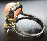 Серебряное кольцо с морганитом 11+ карат и иолитом Серебро 925