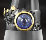 Серебряное кольцо c синим сапфиром Серебро 925