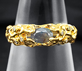 Золотое кольцо с уральским александритом и бриллиантами 0,89 карата Золото