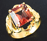 Кольцо с полихромным андезином Золото