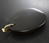 Золотой кулон с друзой черного агата 62,33 карата Золото