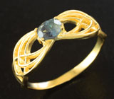 Золотое кольцо с уральским александритом 0,43 карата! Высокие характеристики Золото