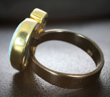 Серебряное кольцо с ларимаром и голубыми топазами Серебро 925