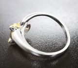 Скульптурное серебряное кольцо с диопсидами Серебро 925