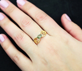 Золотое кольцо с уральским александритом 0,52 карата Золото