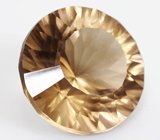 Дымчатый кварц лазерной огранки 9,42 карата 