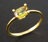 Золотое кольцо с андалузитом 0,93 карата Золото