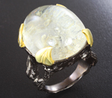 Серебряное кольцо с «ghost» кварцем