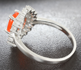 Изящное серебряное кольцо с ограненным опалом Серебро 925