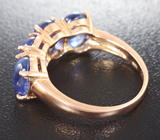 Серебряное кольцо с васильковыми кианитами Серебро 925