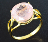 Золотое кольцо с морганитом 5,72 карата Золото