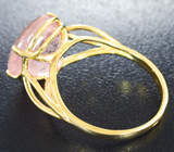 Золотое кольцо с морганитом 5,72 карата Золото